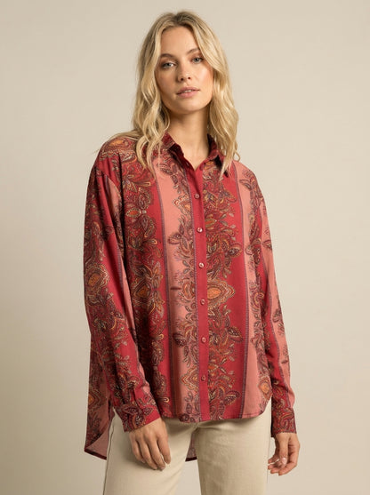 Chemise à motif en viscose - W26C416 - MOTEL