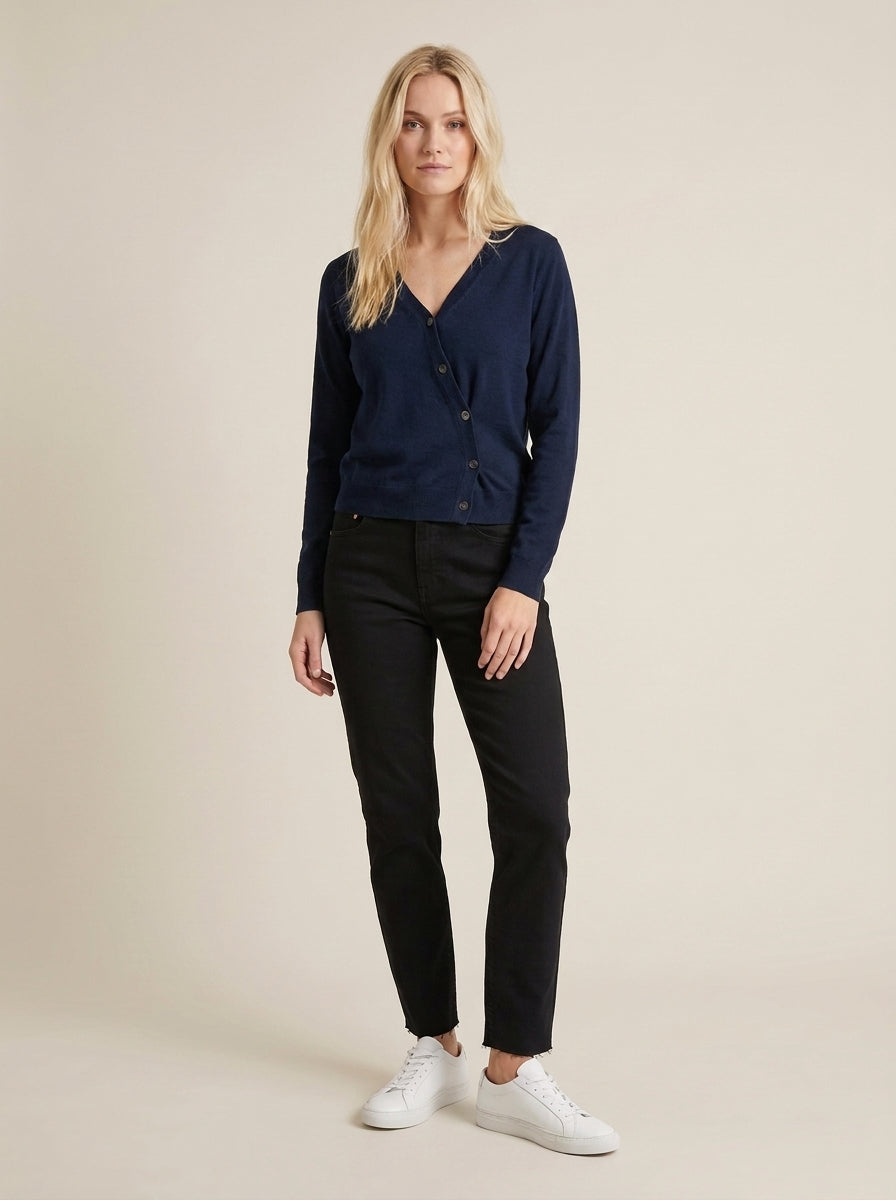 Cardigan aus 100 % weicher Wolle - wf8662ai26camp - TENSION IN