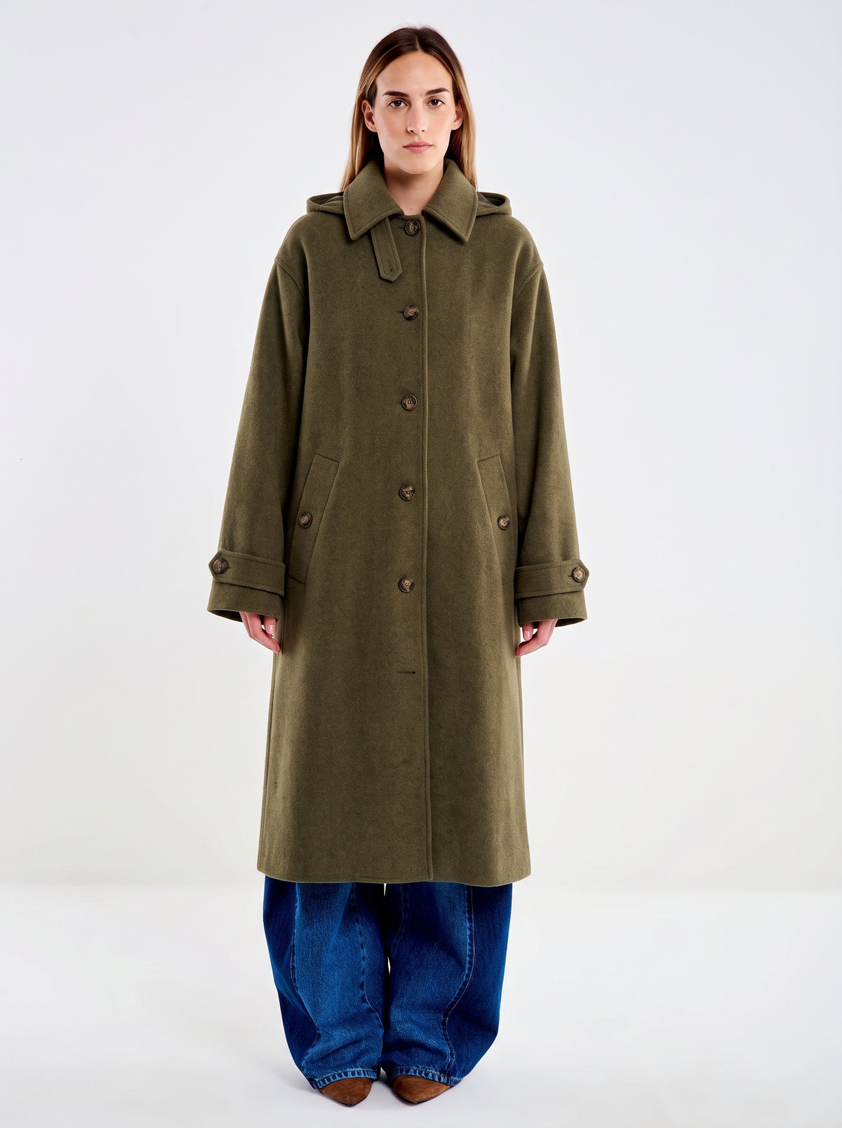 Cappotto in Lana con Cappuccio - tac0060 - ViCOLO