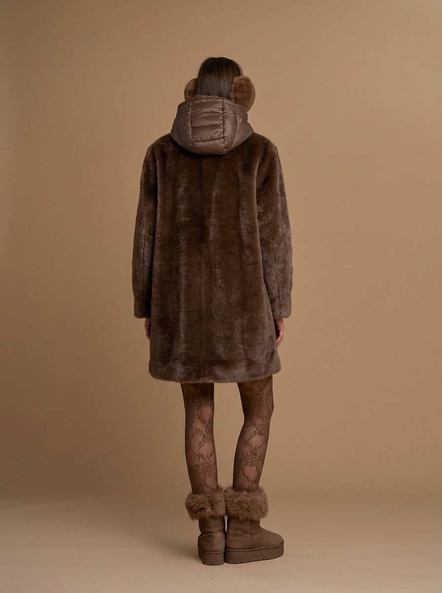 Piumino simil pelliccia - 263ss010 - NOSECRETS