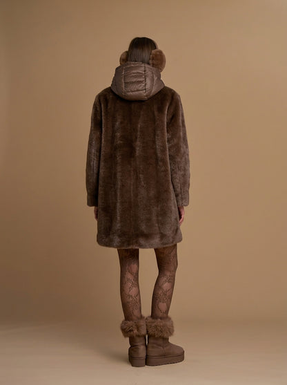 Piumino simil pelliccia - 263ss010 - NOSECRETS