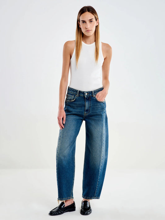 Jeans Chiara Barrel Blu Vintage - DAC5070 - ViCOLO