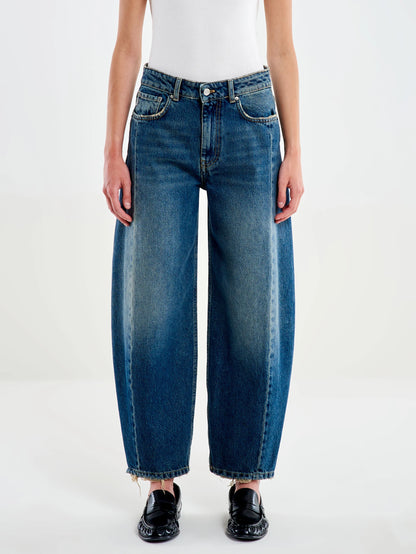 Jeans Chiara Barrel Azul Vintage - DAC5070 - ViCOLO