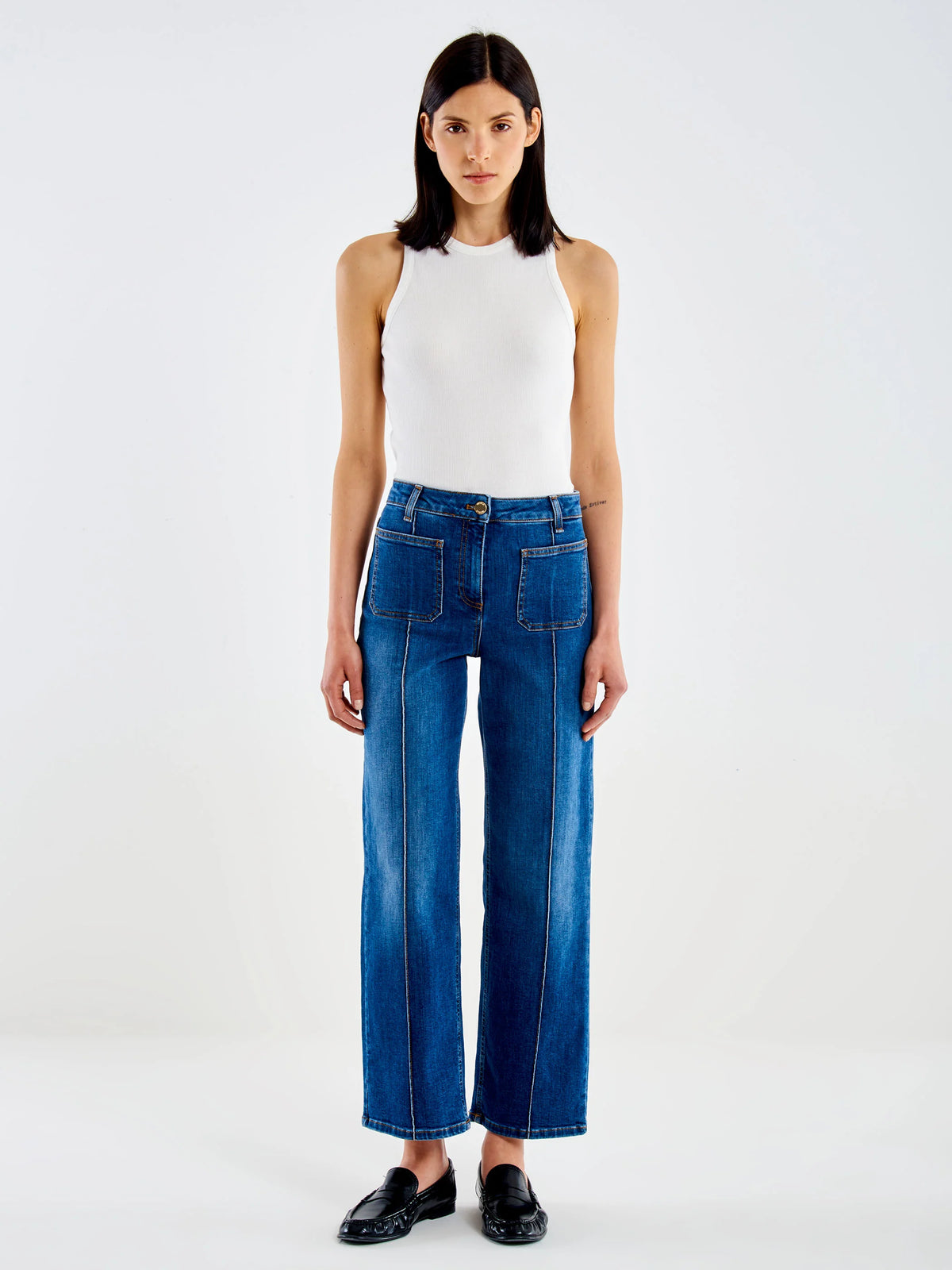 Jeans Selene con Costura Visible - DAC5122 - ViCOLO