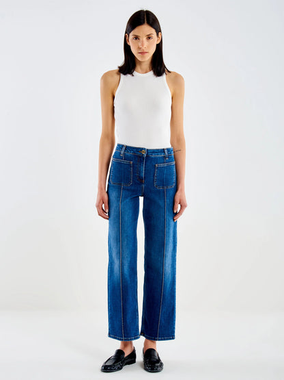 Jeans Selene con Costura Visible - DAC5122 - ViCOLO