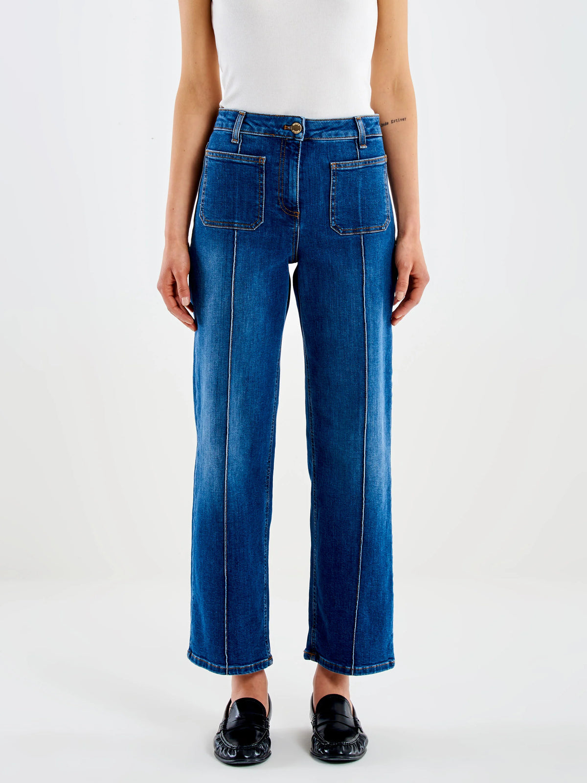 Jeans Selene con Costura Visible - DAC5122 - ViCOLO