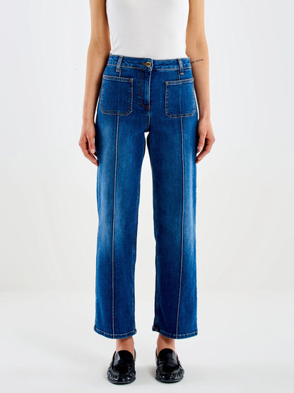 Jeans Selene con Costura Visible - DAC5122 - ViCOLO