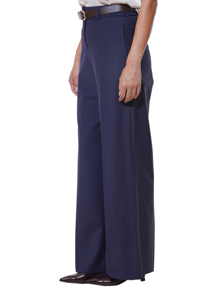 Pantalon palazzo en mélange de laine - 27P5538 - MOTEL
