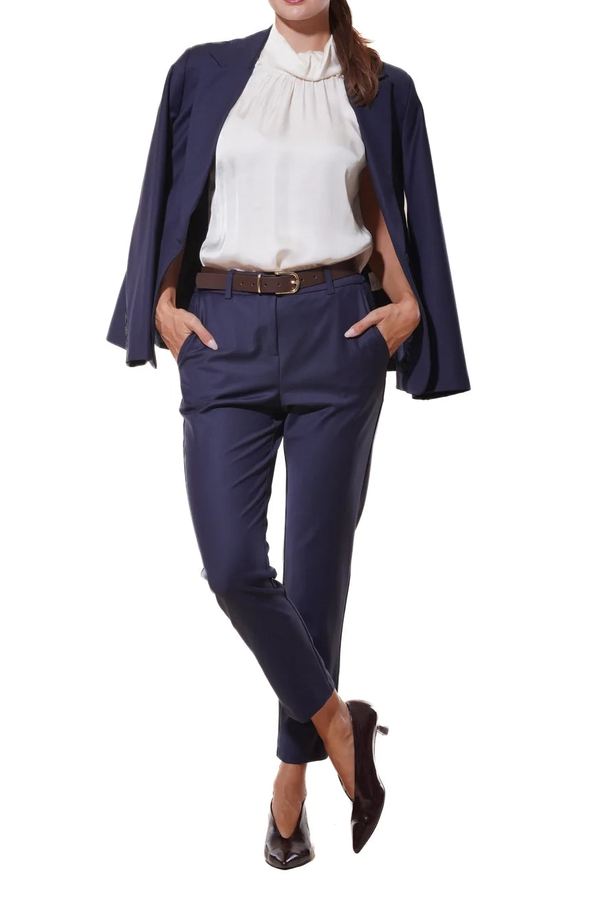 Pantalone a sigaretta misto lana - 27P5537 - MOTEL