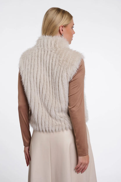Gilet in pelliccia sintetica - dava - RINO & PELLE
