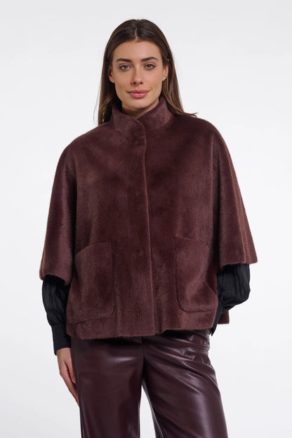 Cape en fausse fourrure - dewi - RINO & PELLE