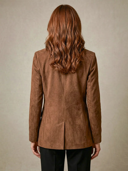 Faux suede jacket - MOTEL - 26b3864