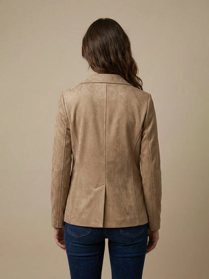Faux suede jacket - MOTEL - 26b3864