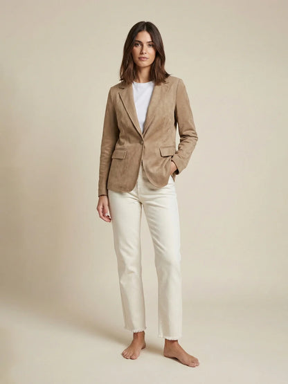 Faux suede jacket - MOTEL - 26b3864