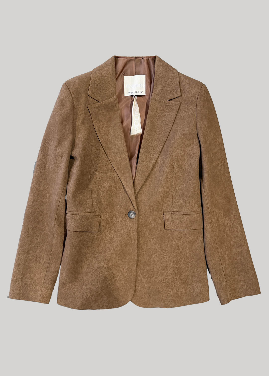 Jacke aus genarbtem Kunstleder - 26b3116camp - TENSIONE IN