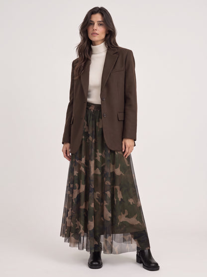 Tüllrock mit Camouflage-Muster - n50490at - TENSIONE IN