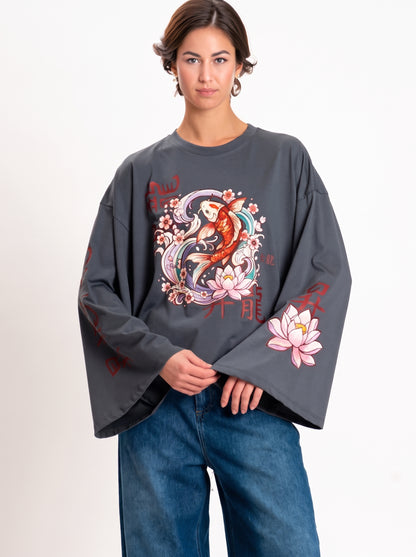 T-shirt stampa JAPAN - t262b109 -- DIXIE