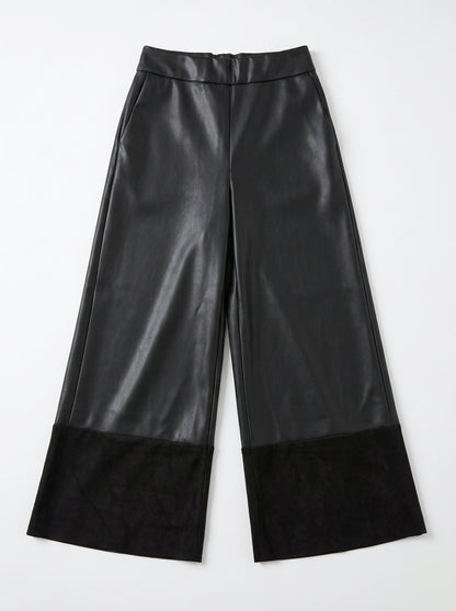 Pantalone ampio in ecopelle con elastico in vita - PDMVOAAA - DIXIE