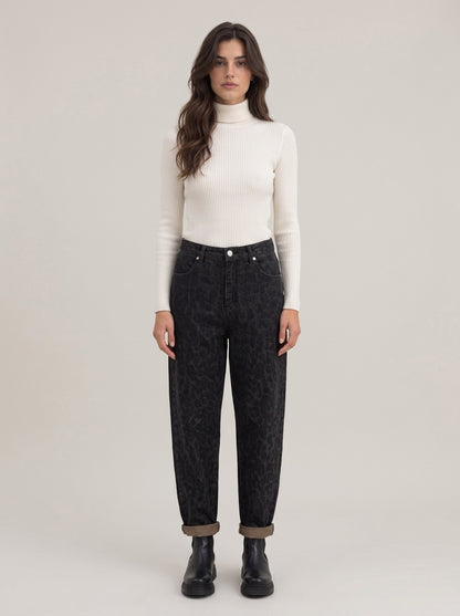 Jeans maculato - a26fj220 -  LE STREGHE