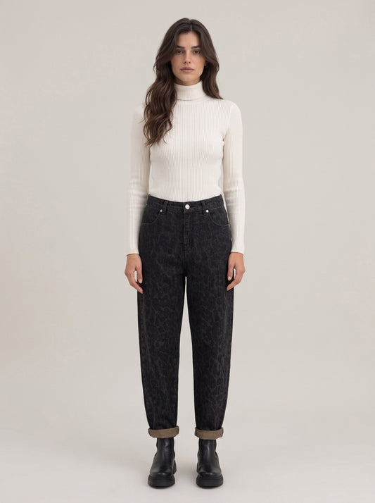Jeans estampado animal - a26fj220 - LE STREGHE