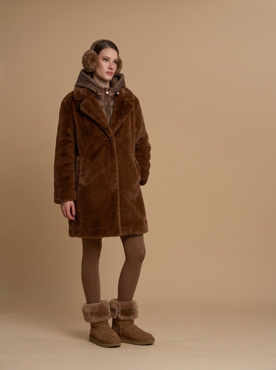 Piumino simil pelliccia - 263ss010 - NOSECRETS