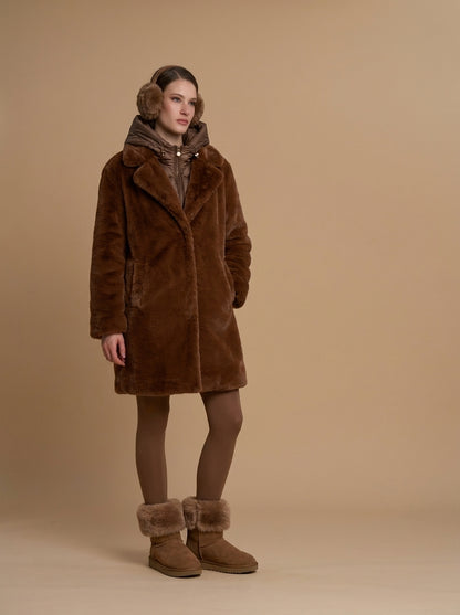 Piumino simil pelliccia - 263ss010 - NOSECRETS