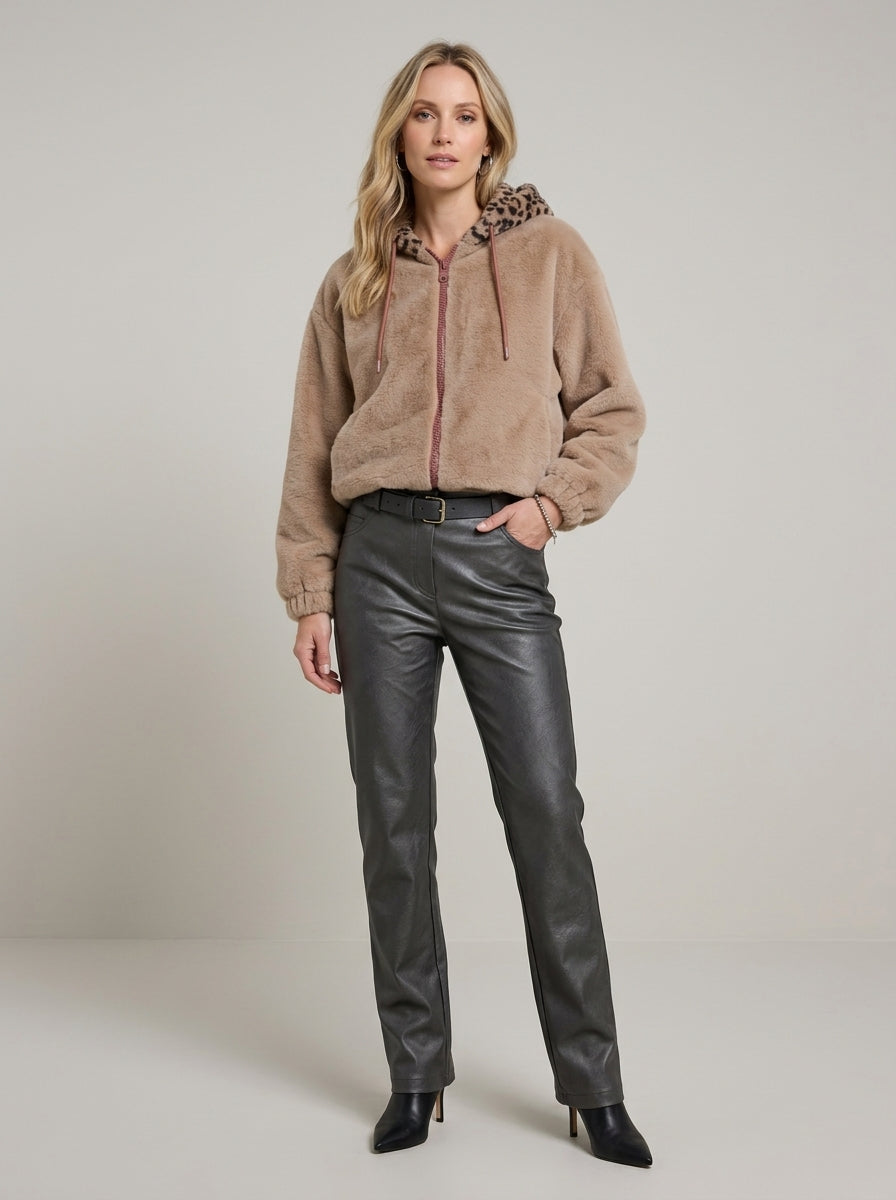 Pantalon en similicuir - 225202-ai26 - MOTEL