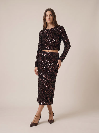 Maglia paillettes - w26m029 - MOTEL
