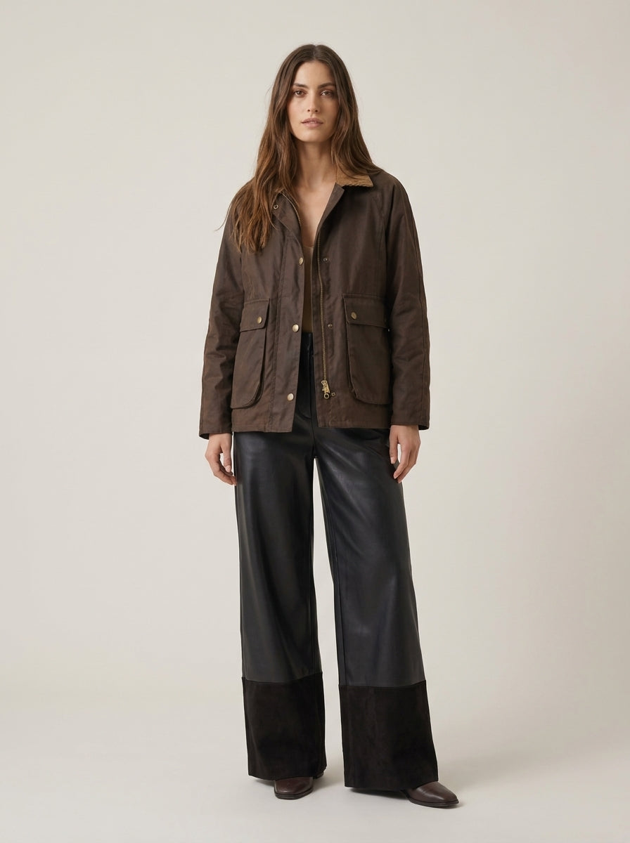 Pantalone ampio in ecopelle con elastico in vita - PDMVOAAA - DIXIE