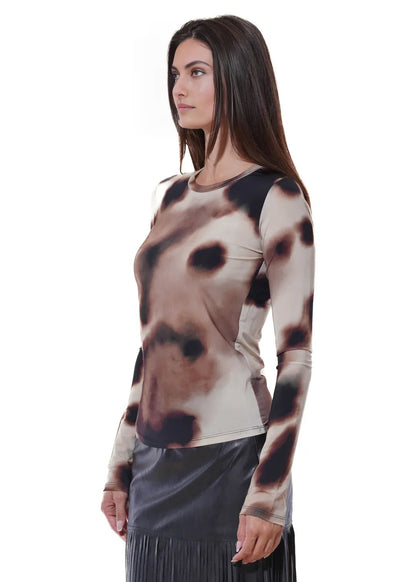 Maglia fantasia - 40809g - MOTEL