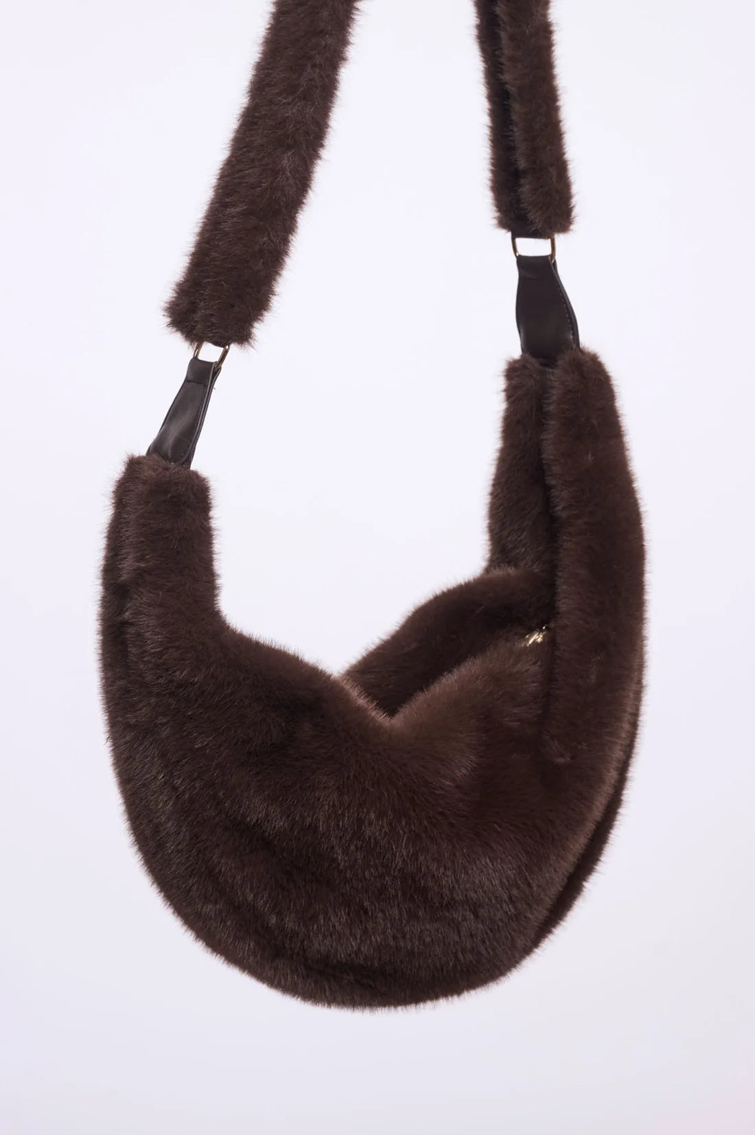 Faux fur crossbody bag - NAYLA - RINO & PELLE