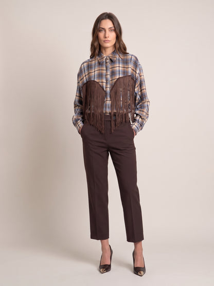 Pantalone a sigaretta variante moro Tensione IN - 27p6449 - TENSIONE IN