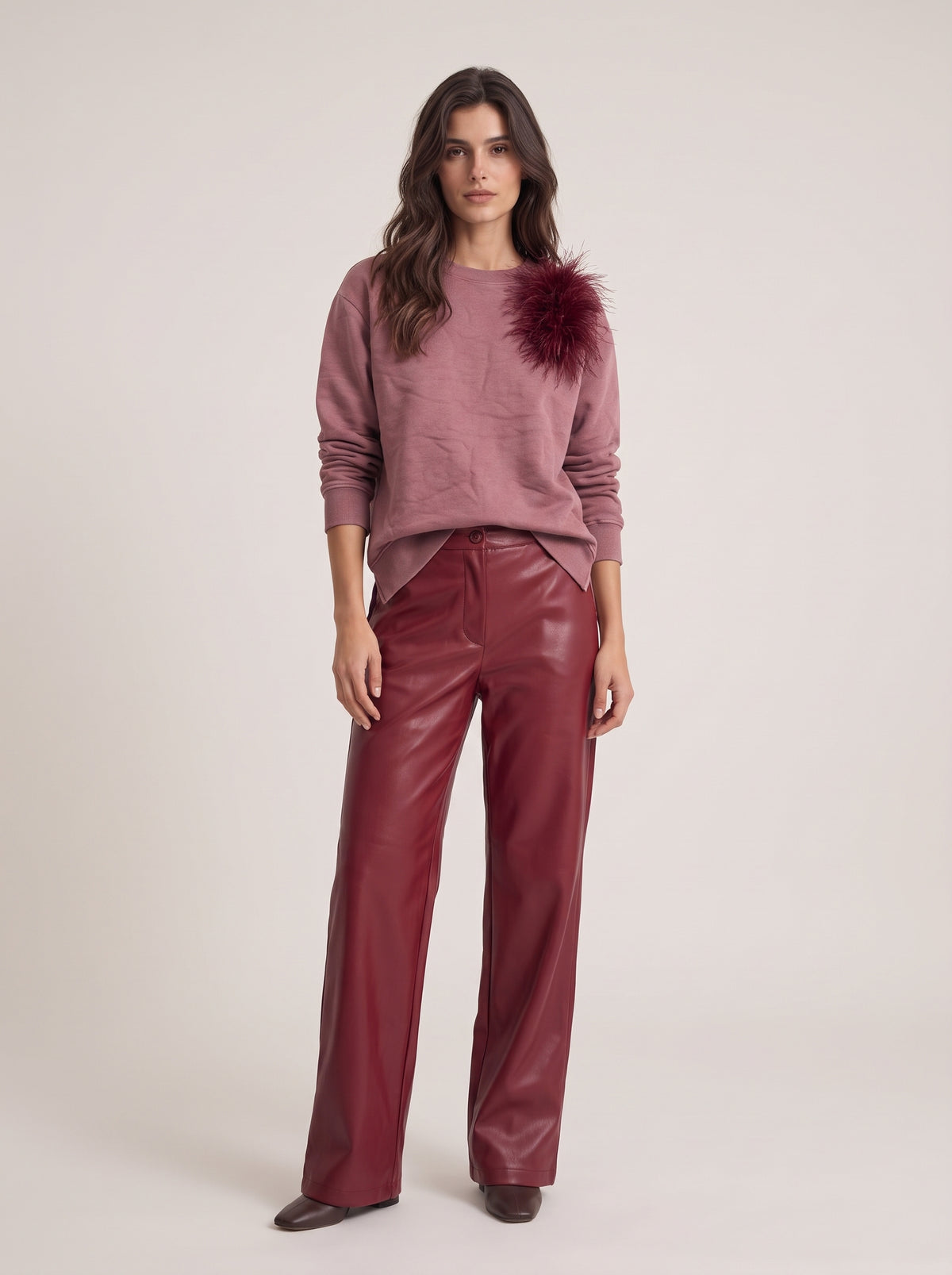 Pantaloni ecopelle - tf1679 - ViCOLO