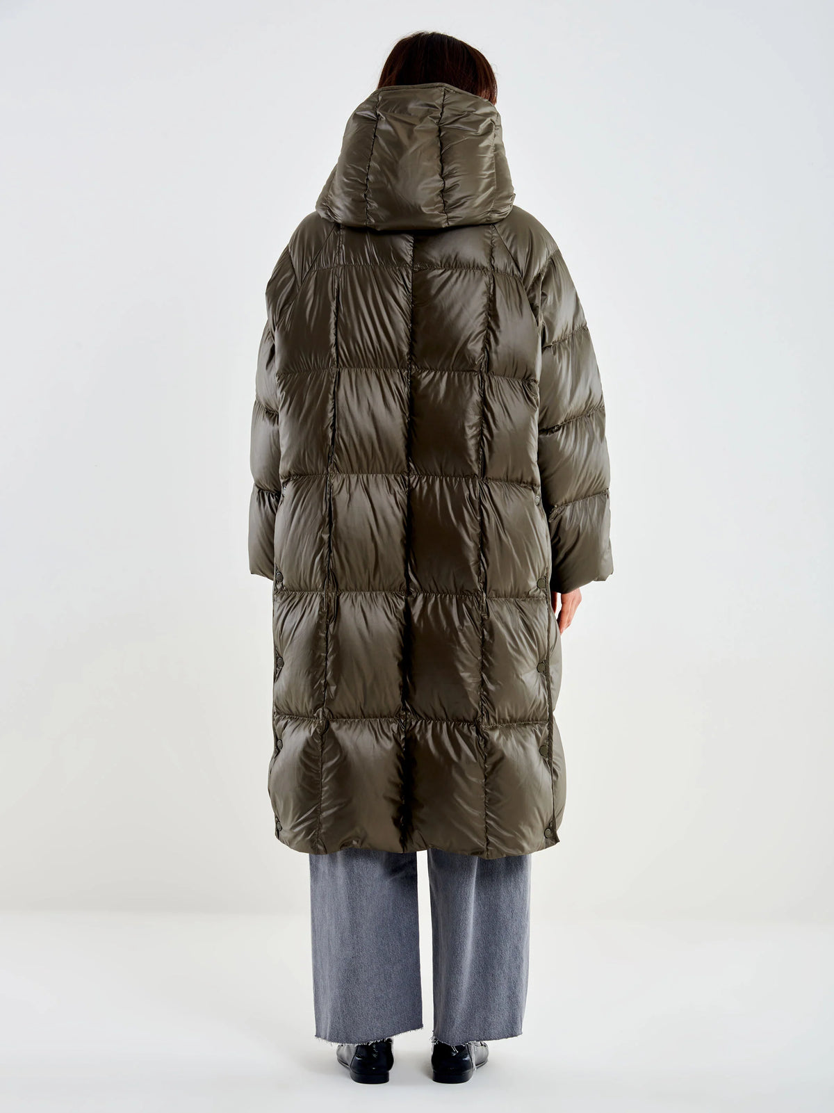 Piumino Lungo Maxi Collo e Cappuccio - tac0086 - ViCOLO
