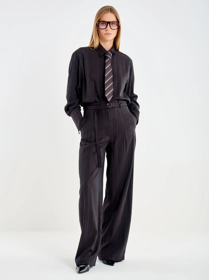 Pantalone Palazzo con Pinces - tac0397 - ViCOLO