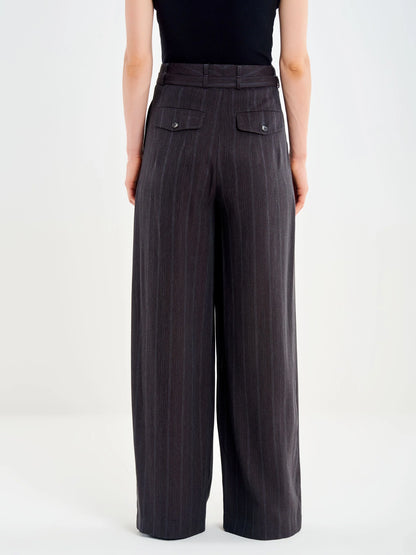 Pantalone Palazzo con Pinces - tac0397 - ViCOLO