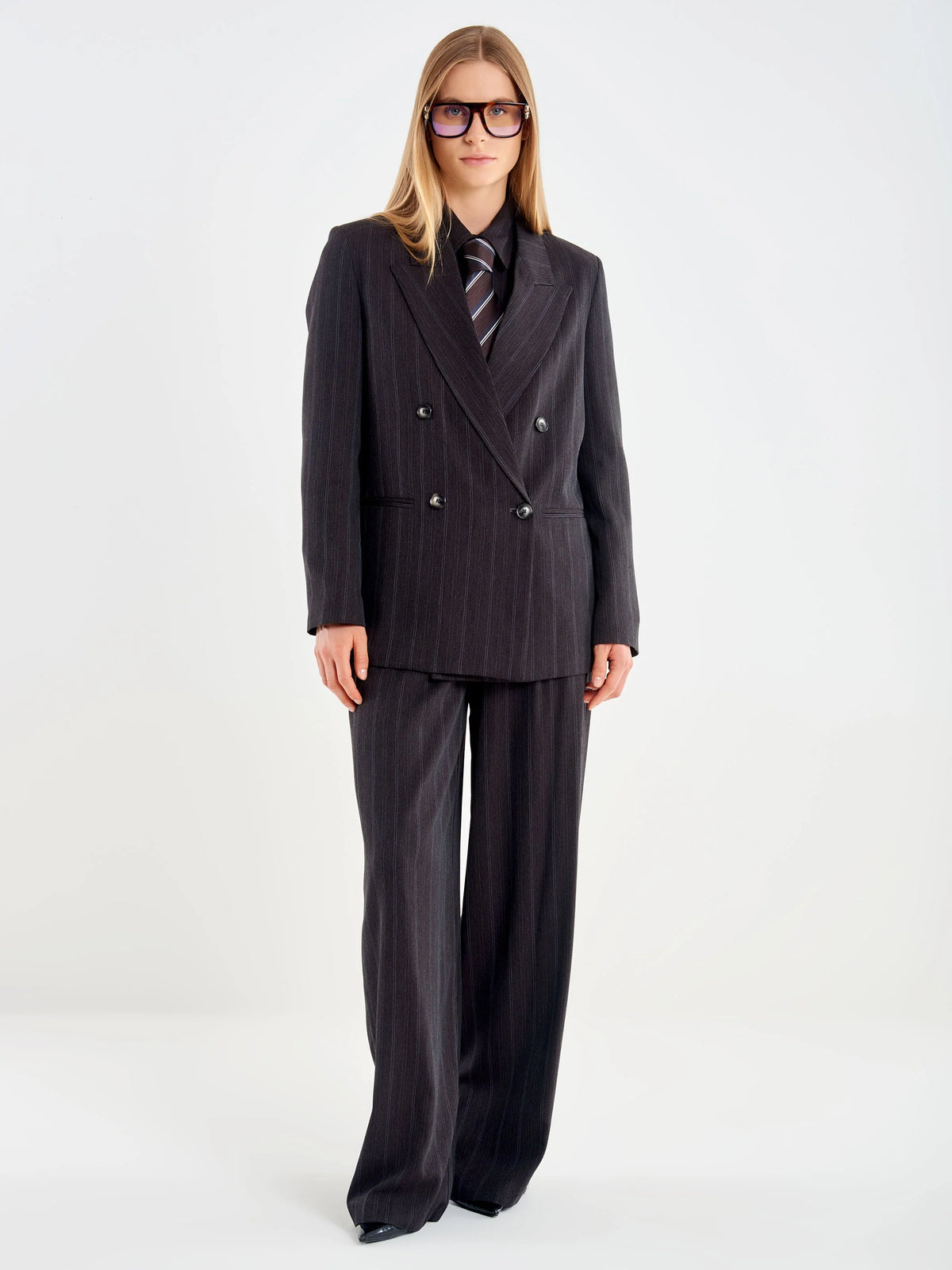 Pantalone Palazzo con Pinces - tac0397 - ViCOLO
