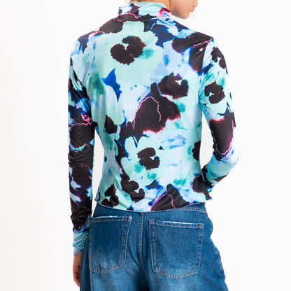 Maglia lupetto fantasia - fw260109 - TENSIONE IN