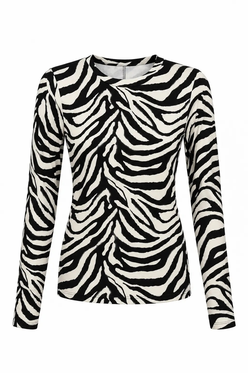 Maglia fantasia a manica lunga  - 40644 - TENSIONE IN