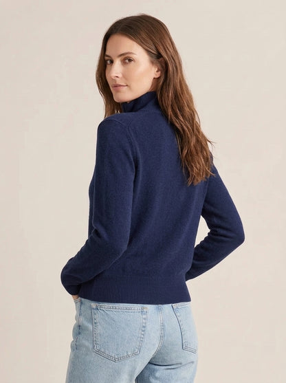 Maglia in pura lana collo alto e zip - i26/wl12280 - MOTEL
