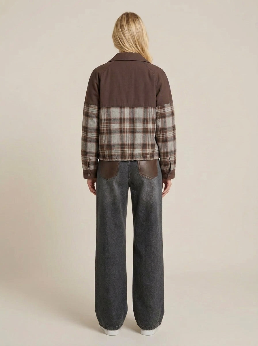 Jacket a quadri con tasche - VAI8TSORA - DIXIE