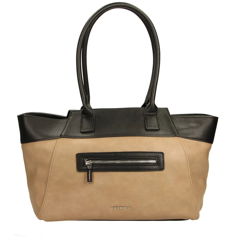 BOLSO MAXI BAG KYLIE BICOLOR - VBI001 - VIVIENNE D