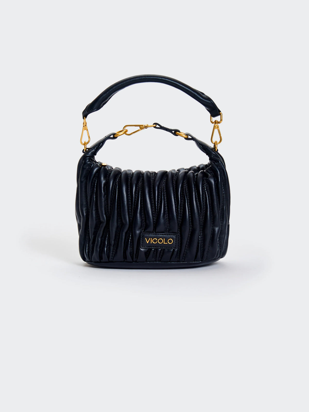 Borsa Hook Ecopelle Trapuntata Puffy - xac0050 - ViCOLO