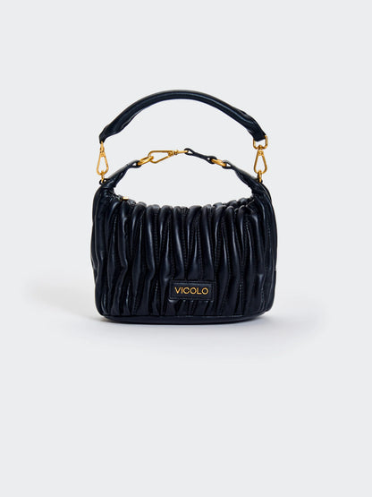 Borsa Hook Ecopelle Trapuntata Puffy - xac0050 - ViCOLO