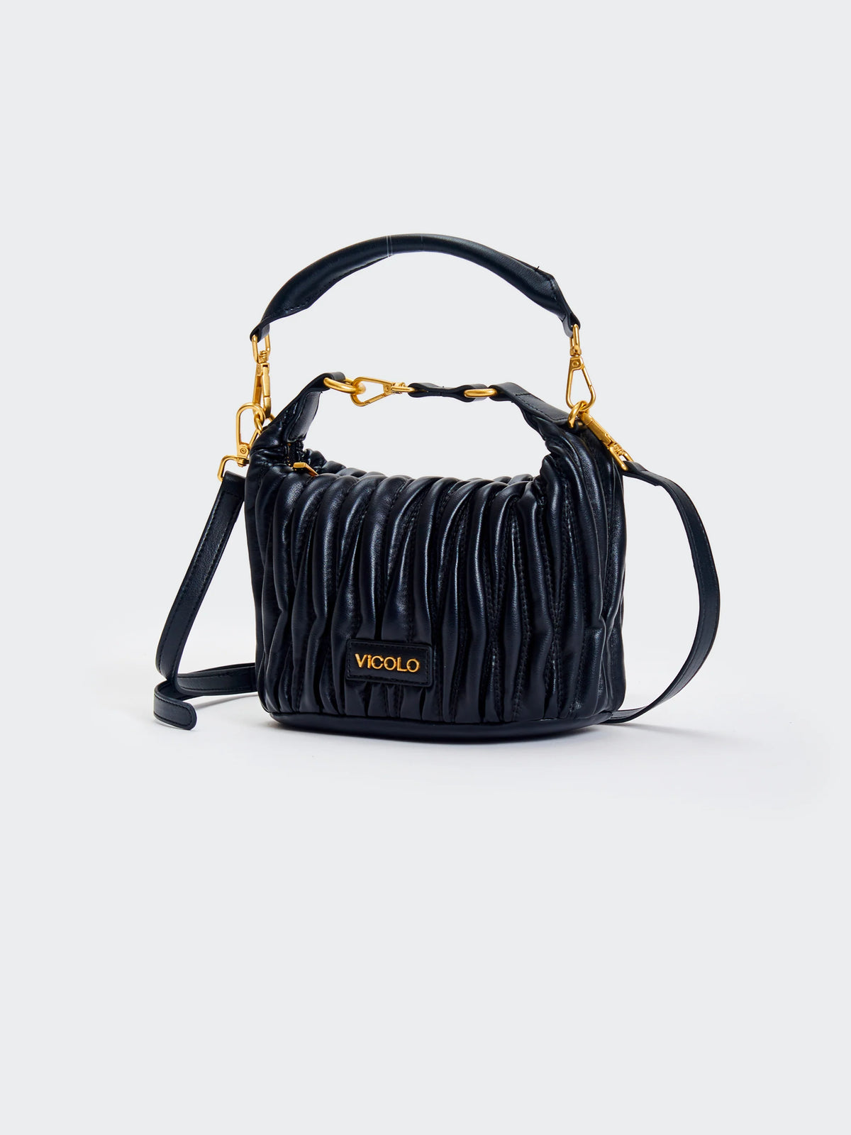 Borsa Hook Ecopelle Trapuntata Puffy - xac0050 - ViCOLO