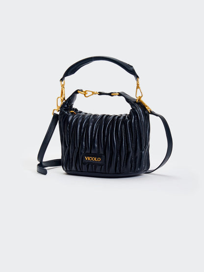 Borsa Hook Ecopelle Trapuntata Puffy - xac0050 - ViCOLO