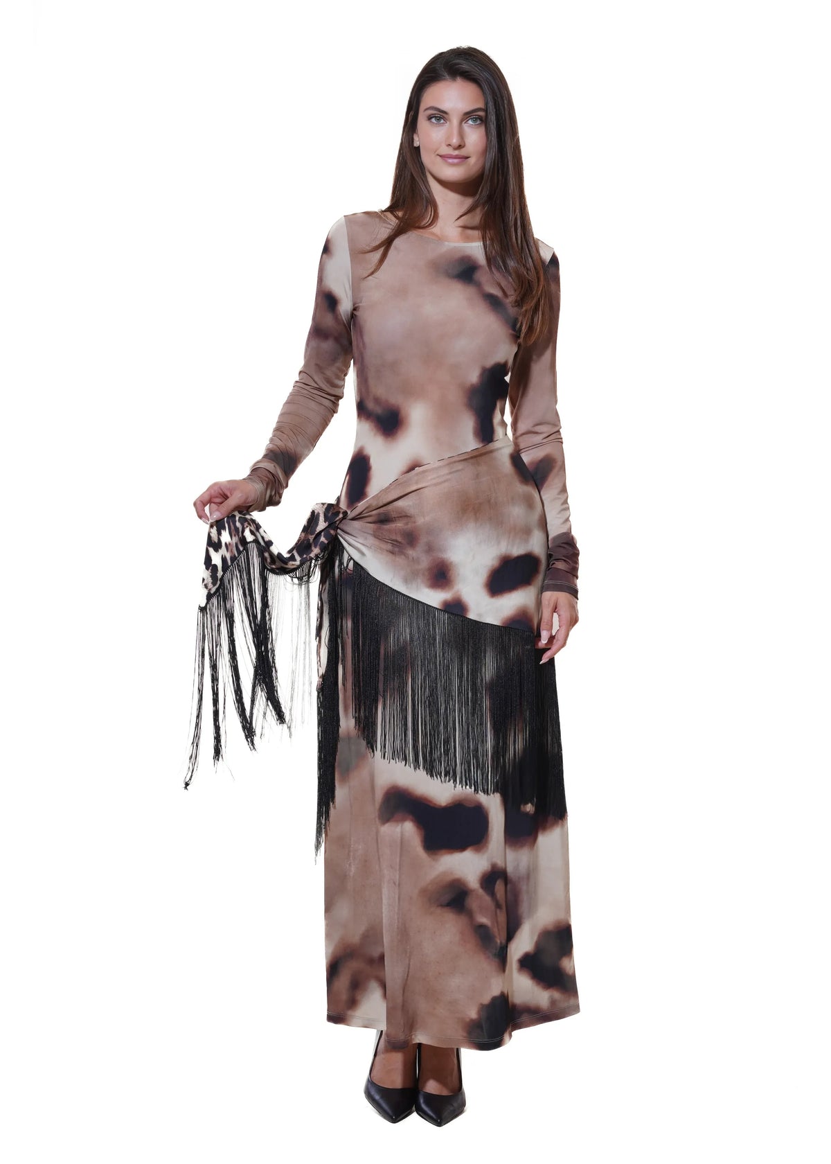 Patterned maxi dress - 40808g - MOTEL