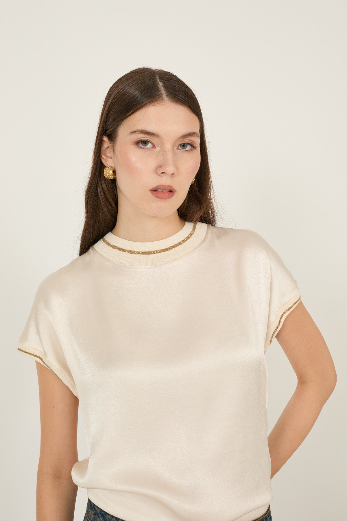 Viscose blouse - W40F0544 - SOUVENIR