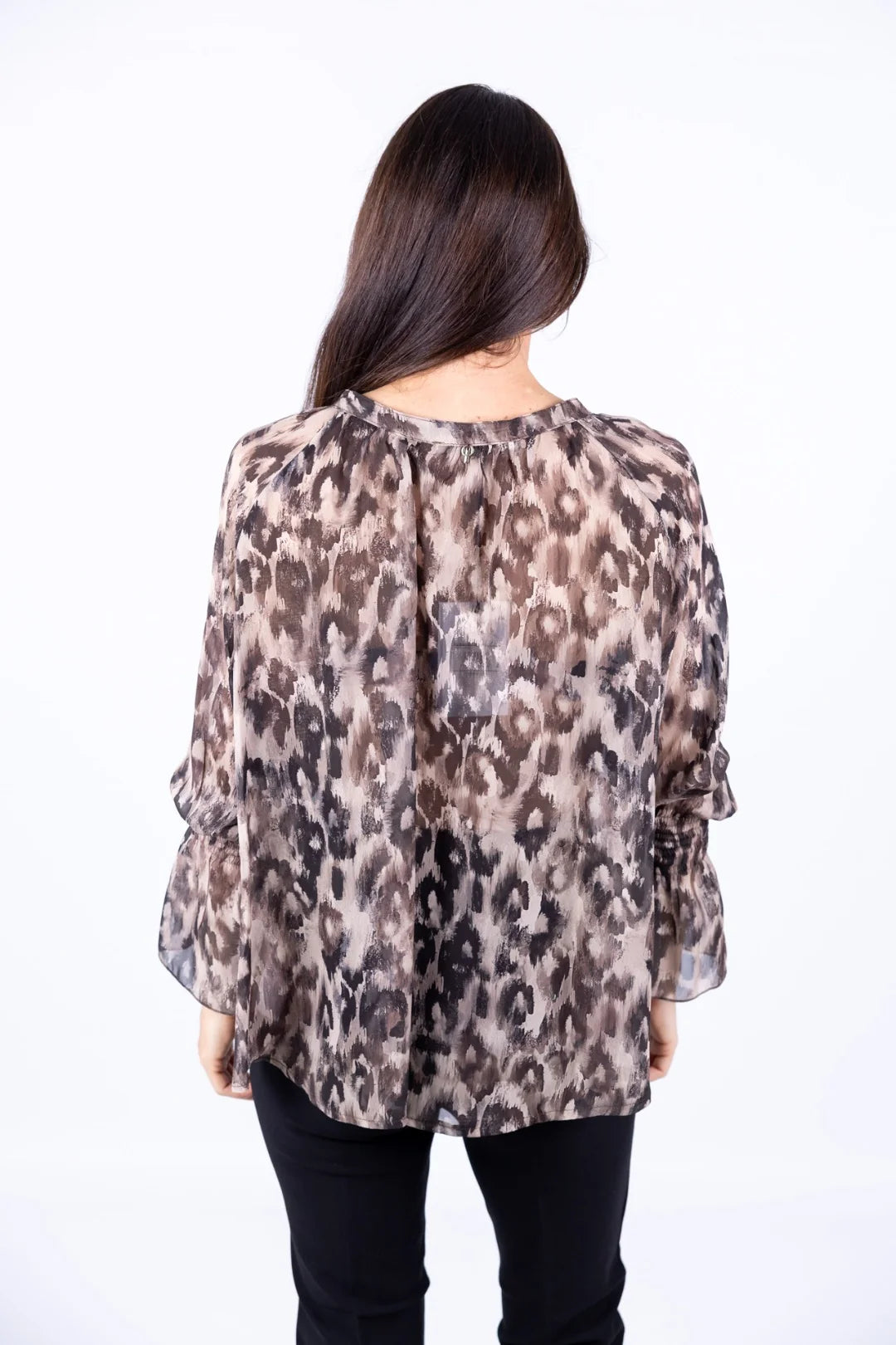 Chemise souple à motif abstrait - r03l0680 - PHILIA LOFT