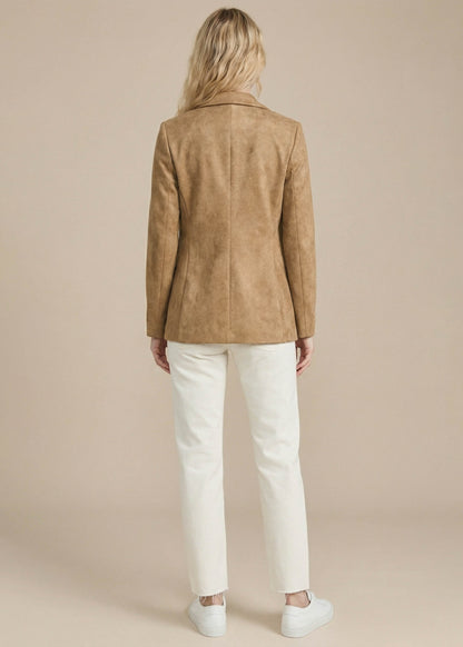 Jacke aus genarbtem Kunstleder - 26b3116camp - TENSIONE IN